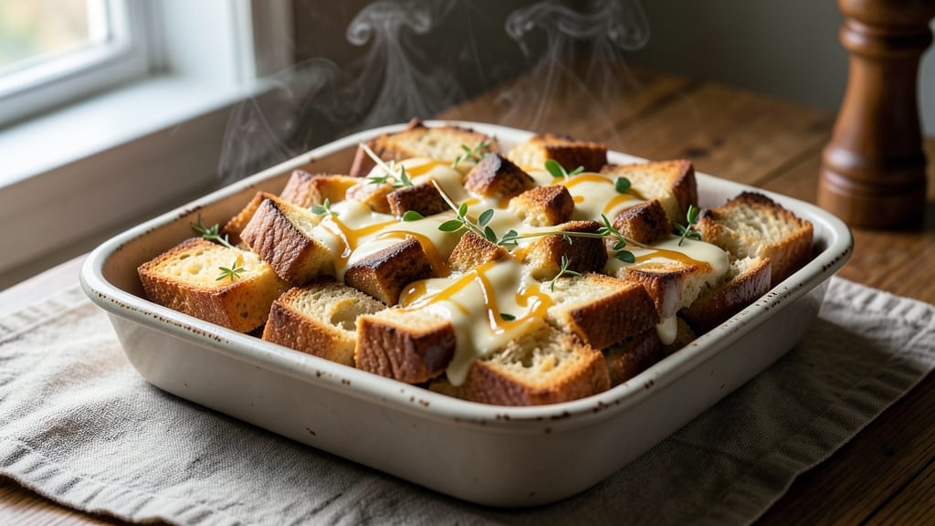 Airfryer Bread Pudding Recipe: Caramelized Crunch With Foil-Sealed Softness