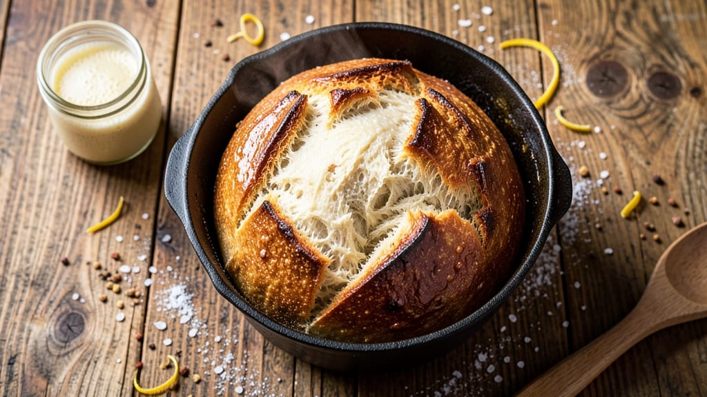Artisan Bread Recipe Dutch Oven Overnight: Steam-Baked Crust With Pillowy Crumb