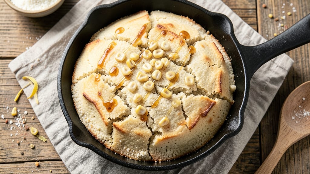 Aunt Jemima White Cornbread Recipe: Buttery Crust and Crumb With Foil-Sealed Juice Lock