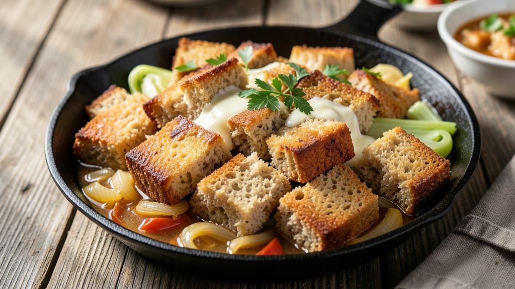 Amish Bread Stuffing Recipe: Savory Herb and Cornbread Crunch in One Pan