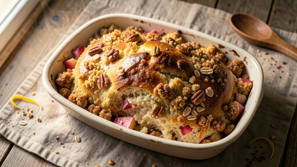 Apple Bread Recipe With Crumble Topping: Spiced Apple Filling and Buttery Streusel Crunch