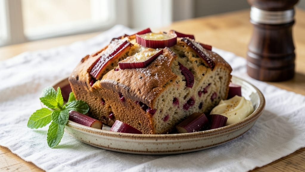 Amish Rhubarb Bread Recipe: Tart-Sweet Swirls Baked in Cast Iron