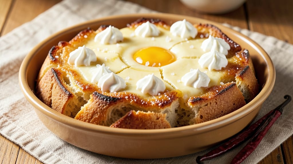 Artisan Bread Pudding Recipe: Vanilla-Infused Crust With Caramelized Swirls