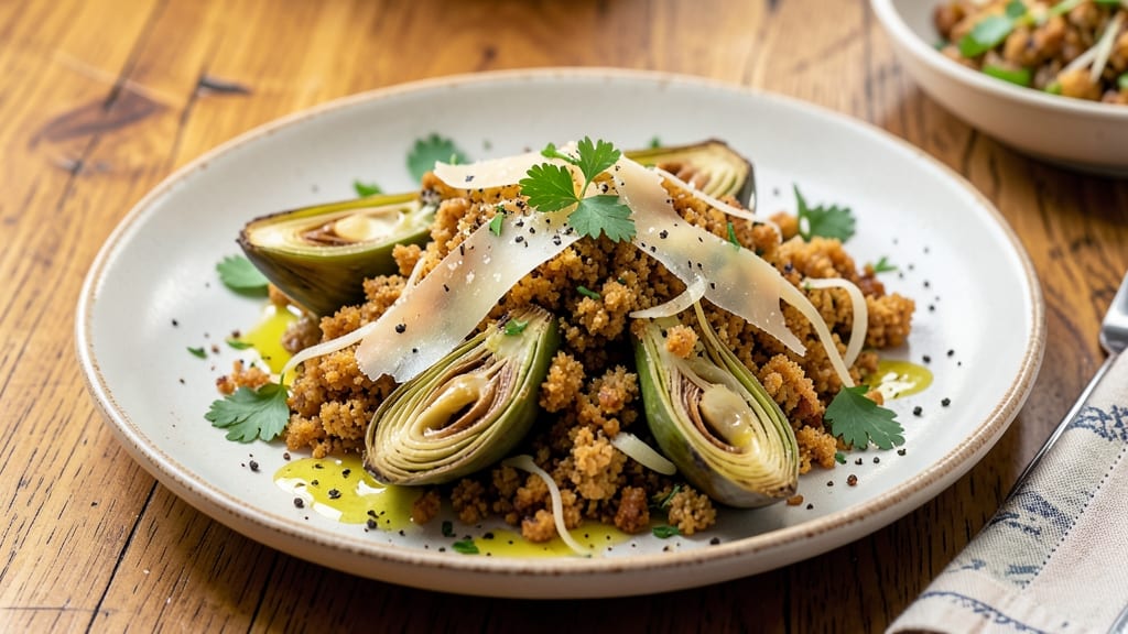 Artichoke Bread Crumbs Recipe: Crispy-Topped Bites with Hidden Herbs