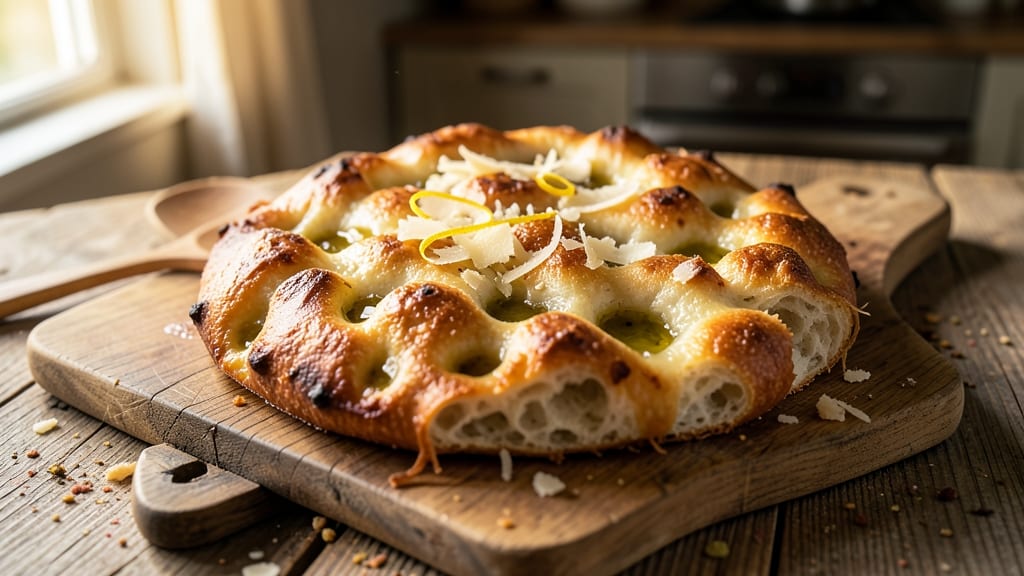 Asiago Focaccia Bread Recipe: Pull-Apart Cheese Streaks and Olive Oil Magic