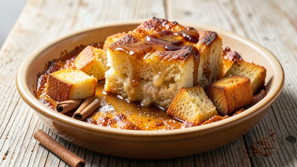 Authentic Puerto Rican Bread Pudding Recipe: Cinnamon-Infused Rum Soak Magic
