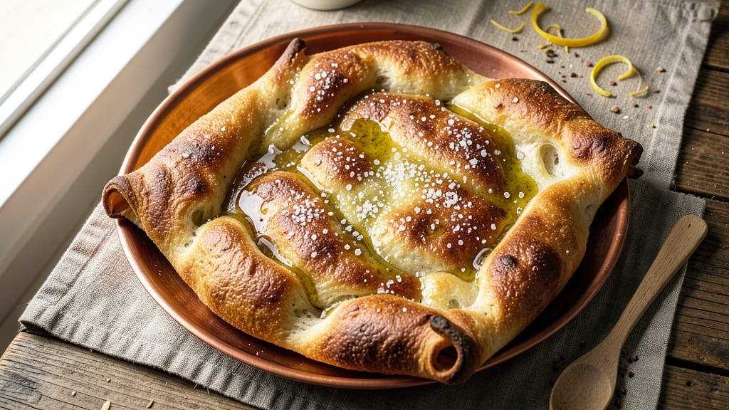Azerbaijan Bread Recipe: Savory Za’atar Crust With Pillowy Foil-Sealed Heart