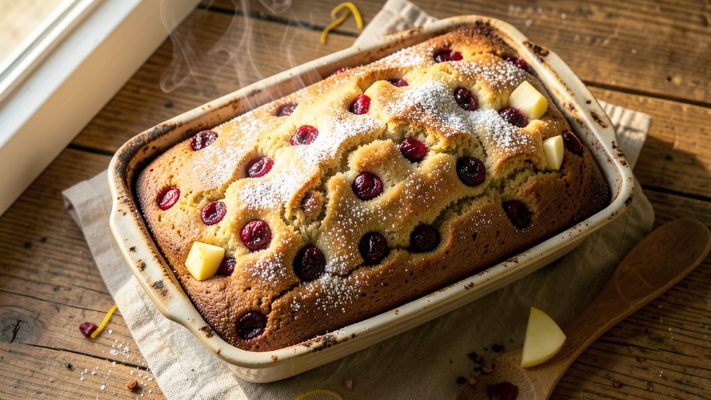 Apple Cranberry Quick Bread Recipe: Tart-Sweet Swirls in One Bowl