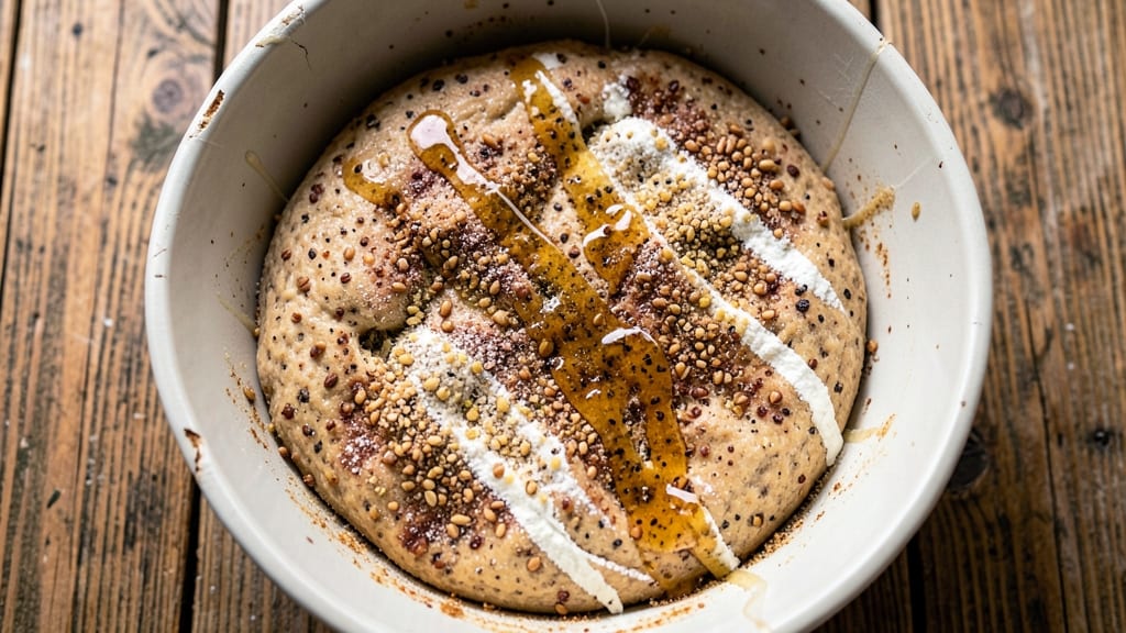 50-Grain Rye Sourdough Bread Recipe: Crusty Crunch and Tangy Depth Without Kneading