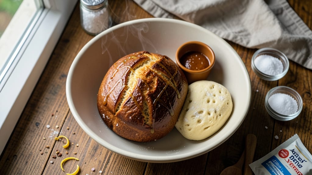 20 Min Homemade Bread Recipe: Foil-Sealed Rise for Crusty Crunch Without Kneading